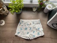 H&M Shorts 152 Blumen Jeans kurze Hose weiß Hessen - Neu-Anspach Vorschau