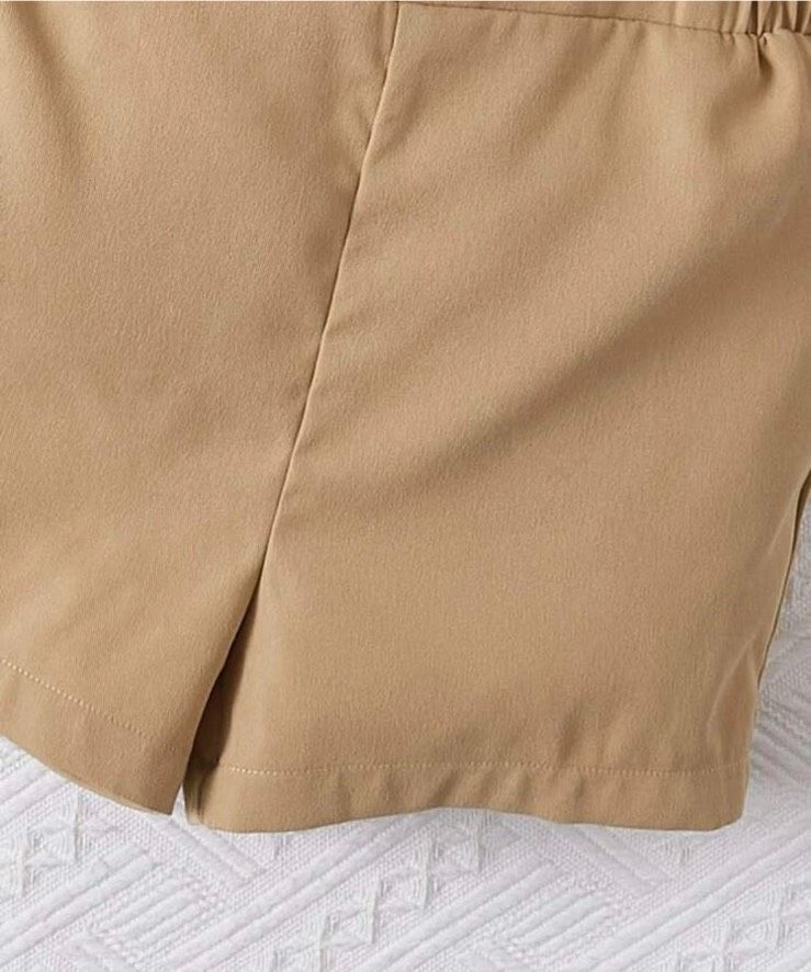 Hemd mit Shorts Set Junge blau/beige gr. 2-3 Jahre in Stadtoldendorf