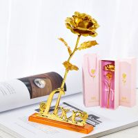 24K goldene Rose NEU vergoldete Rose Geschenk Valentinstag Idee Berlin - Treptow Vorschau