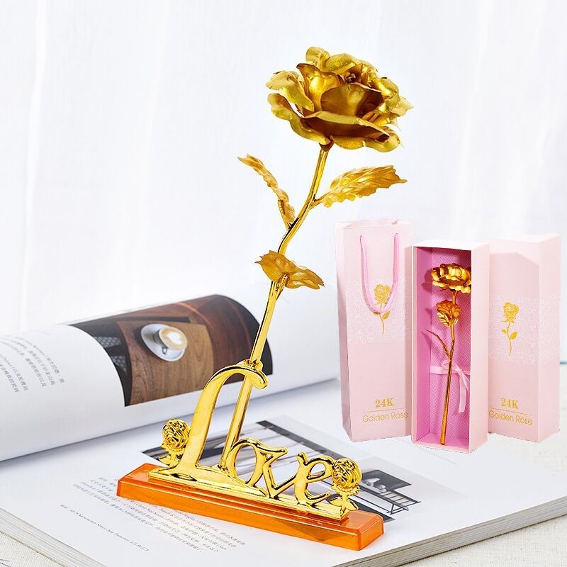24K goldene Rose NEU vergoldete Rose Geschenk Liebe Infinity in Berlin -  Treptow | eBay Kleinanzeigen ist jetzt Kleinanzeigen