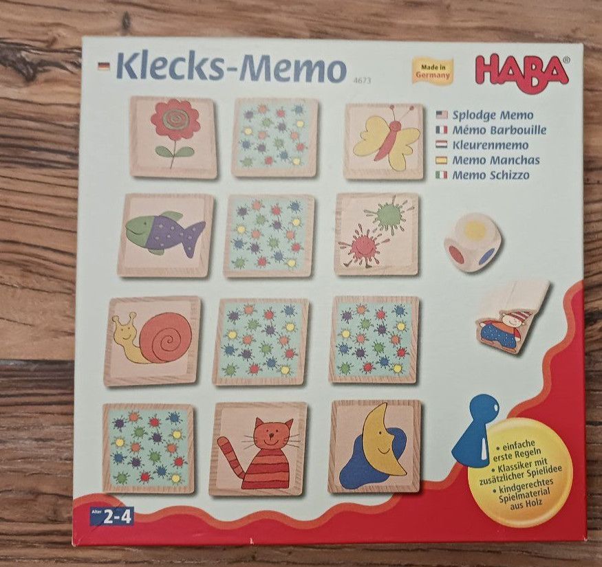 HABA Klecks-Memo Holzspiel in Tastrup