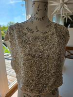 Coast Felicity embellished Top ivory Pailletten Oberteil festli Brandenburg - Potsdam Vorschau
