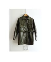 Faux Lederhemd Lederjacke Oversize Hemdjacke Yishaleiman Gr. 8 S Nordrhein-Westfalen - Leverkusen Vorschau