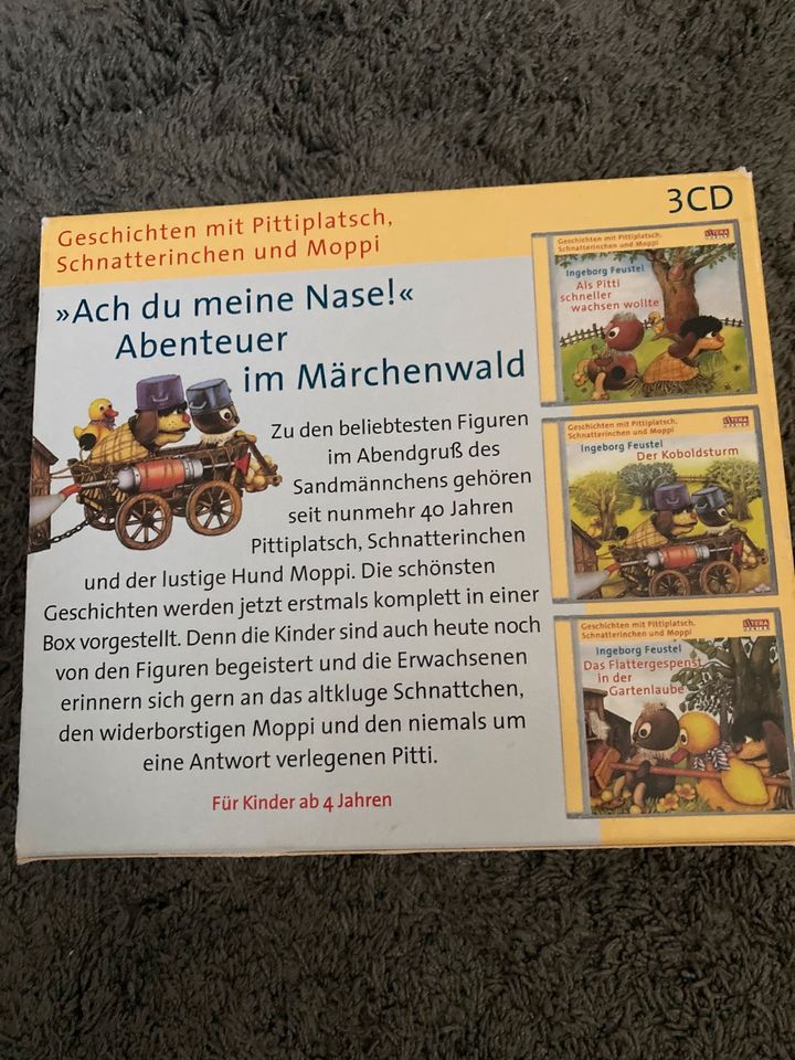 3 CDs Pittiplatsch, Schnatterinchen&Moppi in Neubrandenburg