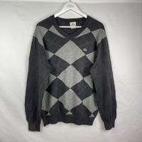 00s Lacoste Argyle Strickpullover Grau/Schwarz (XL) Bayern - Lochhausen Vorschau