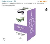 Rosemary Oil Hemani Products 100% rein Niedersachsen - Nordenham Vorschau