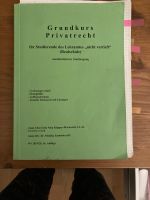 Skript Privatrecht „Lehramt nicht vertieft“ München - Ludwigsvorstadt-Isarvorstadt Vorschau