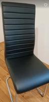 6x Freischwinger, Stuhl, Esszimmerstuhl, schwarz Baden-Württemberg - Mühlacker Vorschau