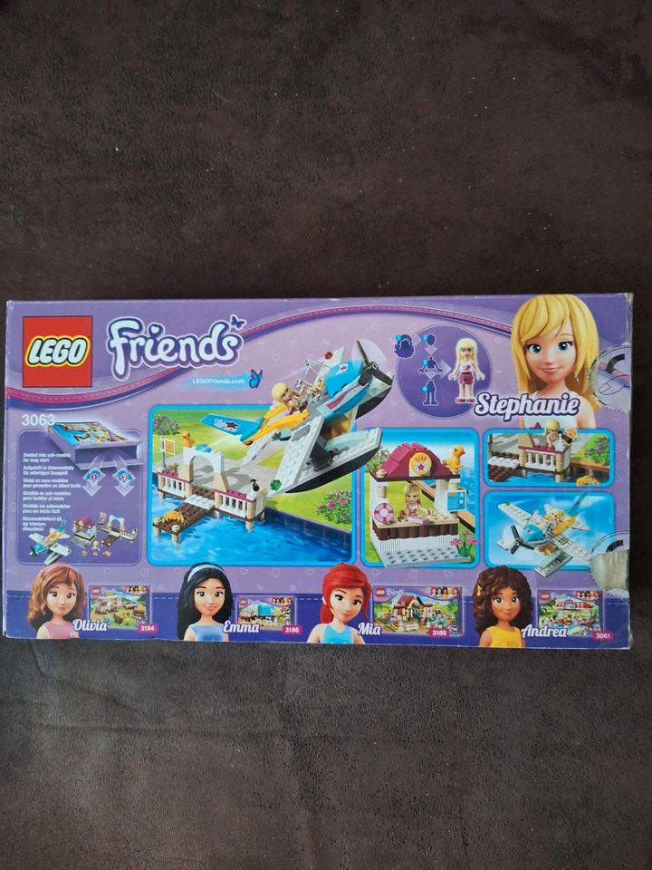 Lego Friends "Flugschule mit Wasserflugzeug" in Alpen