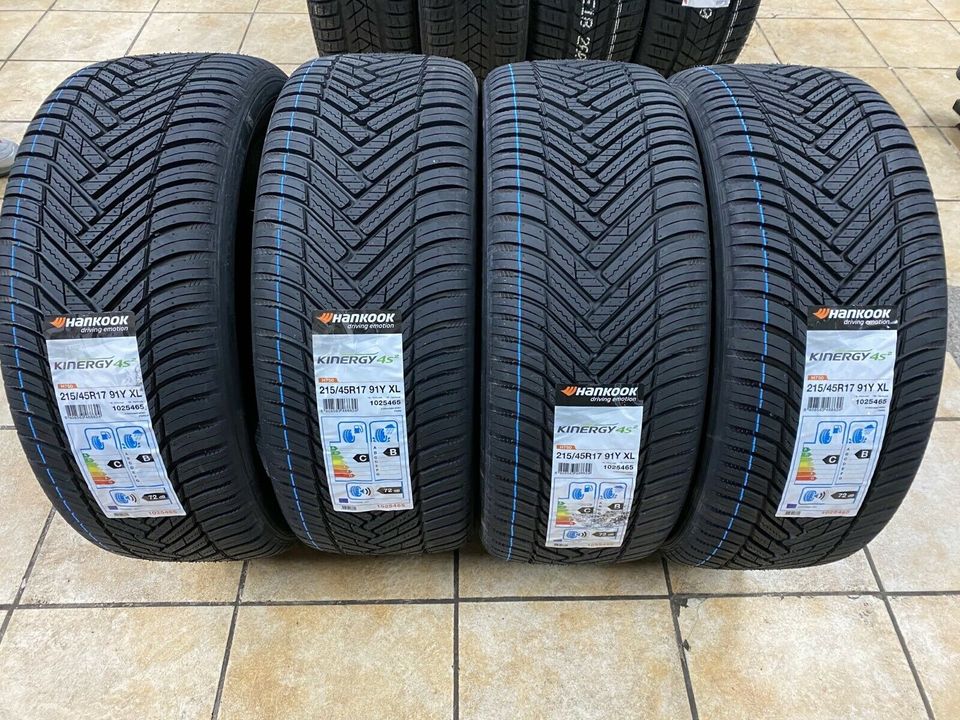 215/45R/17 91Y XL Hankook Kinergy 4S2 ink.Montage NEU in Aschaffenburg