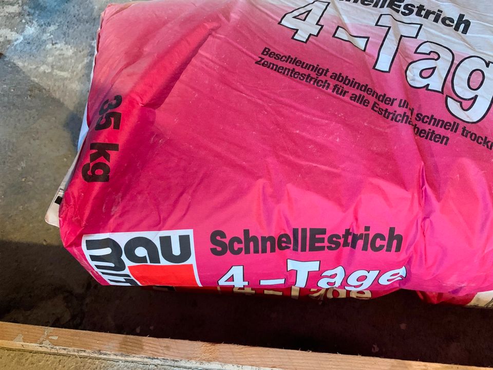 2 Säcke je 35 kg BAUMIT Schnellestrich 4 Tage Estrich in Weilheim