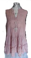 Lagenlook,Tunika von Made in Italy,rosa,Gr.XL-5XL Niedersachsen - Wolfsburg Vorschau