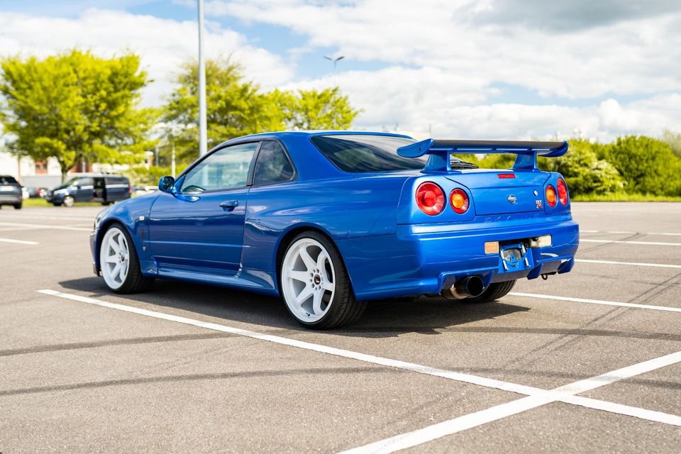 Nissan Skyline R34 GTR Bayside Blue in Jüchen