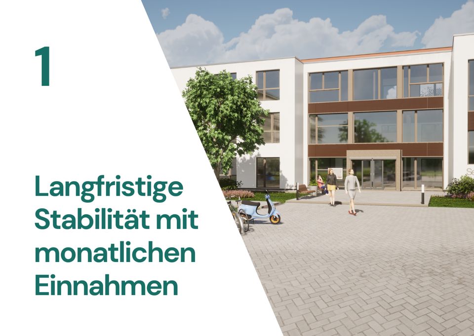 bis zu 4,60 % Rendite, Kapitalanlage, Altersvorsorge, Pflegeimmobilie, Betreutes Wohnen, Seniorenwohnung, Invest, Anlageimmobilie, KfW-gefördert, Steuervorteile in Paderborn