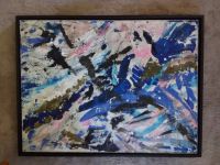 Acryl-Leinwand-Bild 70x50x3 cm blau/khaki ohne Rahmen Nordrhein-Westfalen - Plettenberg Vorschau