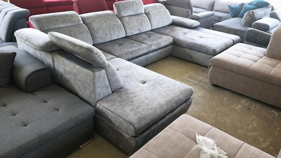 Lagerverkauf xxl Wohnlandschaft neu-Ware Federkern Sofa Couch in Sundern (Sauerland)