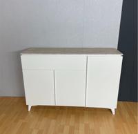Kommode Bertrix in Sandstein / weiß 133x92x40cm Nordrhein-Westfalen - Herford Vorschau