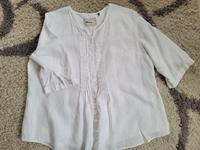 schöne Bluse Tunika  ULLA POPKEN 100% Leinen Gr. 50 / 52 weiß Nordrhein-Westfalen - Lotte Vorschau