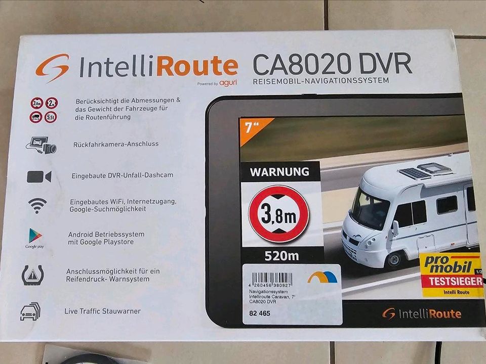 Wohnmobil Navi IntelliRoute CA8020 DVR in Amelsbüren