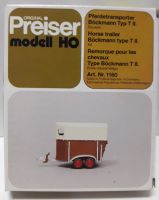 Preiser 1160 Pferdetransporter Böckmann 1:87 Bausatz H0 Modellbau Hessen - Brombachtal Vorschau