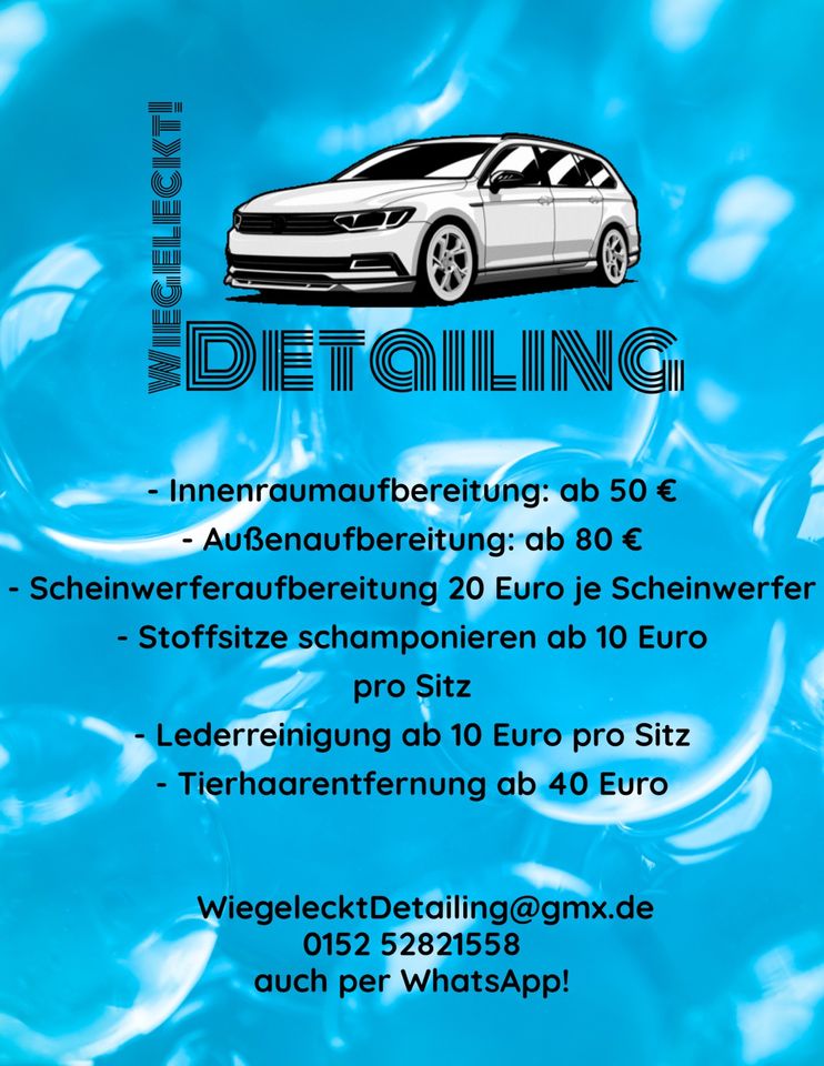 Wie geleckt! Detailing Autopflege Fahrzeugreinigung Aufbereitung in Bad Doberan