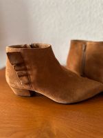 Wildleder Ankle Boots Stiefeletten Cream in Braun 38 Düsseldorf - Eller Vorschau