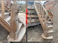 Treppe massiv Eiche – Barockstil – aus dem Emsland 12 Stk Stufen Nordrhein-Westfalen - Lemgo Vorschau