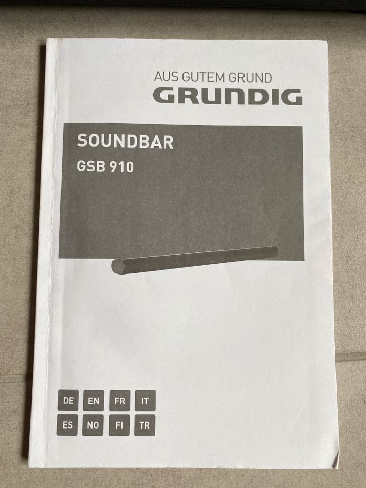 Grundig GSB 910 Soundbar in Algermissen
