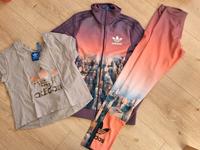Adidas Set Leggins Crop Jacke Damen Bayern - Schweinfurt Vorschau