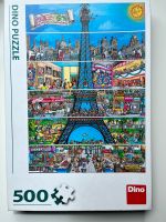 Paris Frankreich Comic Puzzle 500 Teile Baden-Württemberg - Ellhofen Vorschau