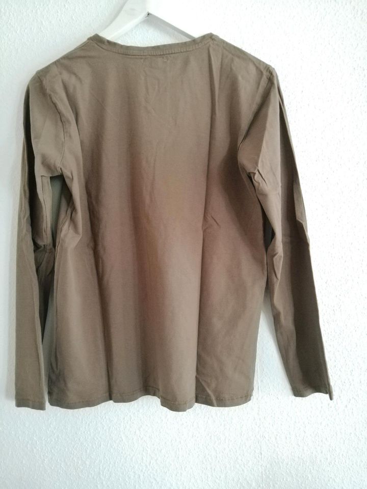 Langarmshirt, braun, Lemonberet, Größe 176 in Bad Überkingen