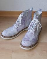 Catwalk Stiefeletten Schuhe 41 weiß lila violett Blumen Lolita Nordrhein-Westfalen - Rheda-Wiedenbrück Vorschau