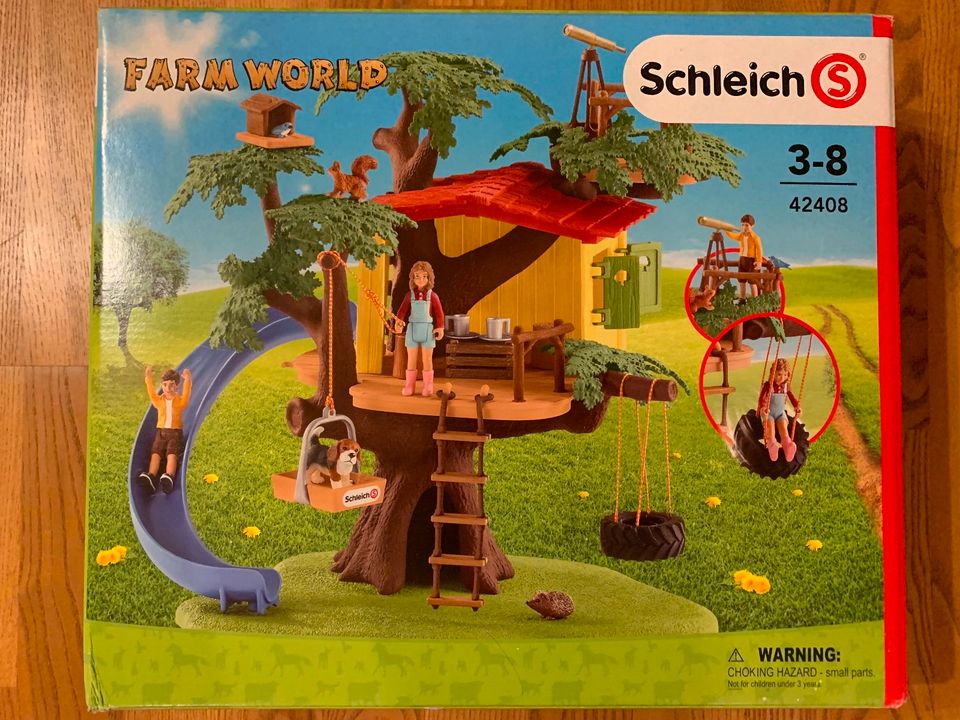 Schleich Farm World 42408 Abenteuer Baumhaus Set in Landesbergen