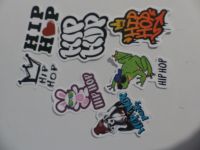 Hip Hop Sticker Set Skateboard style Rapper musik Dortmund - Hombruch Vorschau