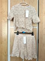 Stylisches Set (Shirt und Short) in Häckeloptik in Creme Berlin - Mitte Vorschau