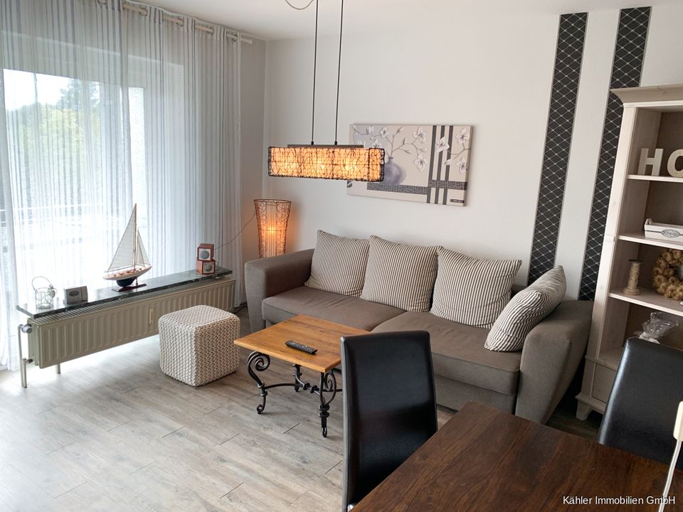 Helle, moderne 2-Zimmer-Wohnung in zentraler Lage von Büsum in Buesum