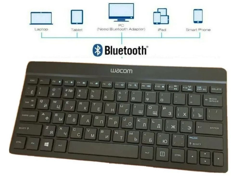 Russische Bluetooth Tastatur flach für Smartphone Tablet Handy in Bonn