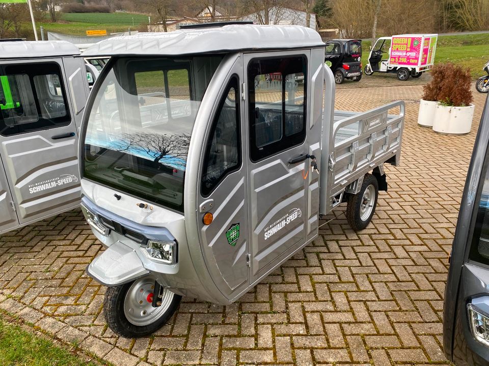 Elektro 3-Rad Cargo Premium Pritsche Kipper  3 RAD TUK TUK Lastenrad Rikscha Geco Trivelo Stormborn Futura BEST MEGA VOLTA Lastendreirad TUKTUK NEU AIXAM LEGIER MICROCAR PRO Cargorunner Runner in Neukirchen