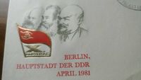 Ersttagsbriefe: X. Parteitag der SED / XI. Parlament der FDJ 1981 Brandenburg - Wittstock/Dosse Vorschau