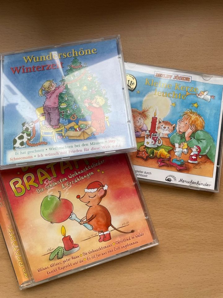 Weihnachtslieder Kinderlieder 3 Cds Bratapfel / Detlev Jöcker in Friedberg (Hessen)