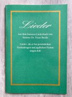 Liederbuch Senator Dr. Franz Burda Baden-Württemberg - Offenburg Vorschau