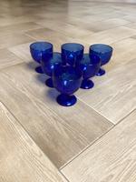 Bleikristall Kristall blau Becher Dessert Schalen 6x DDR GDR Thüringen - Sömmerda Vorschau
