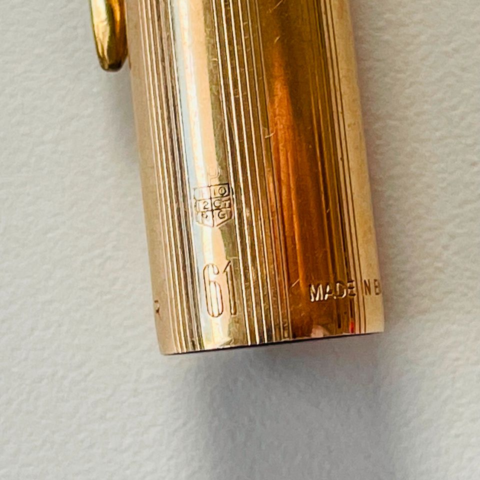 PARKER Füller Fountain Pen 61 Gold Feder Vintage 50er - England in Mainz