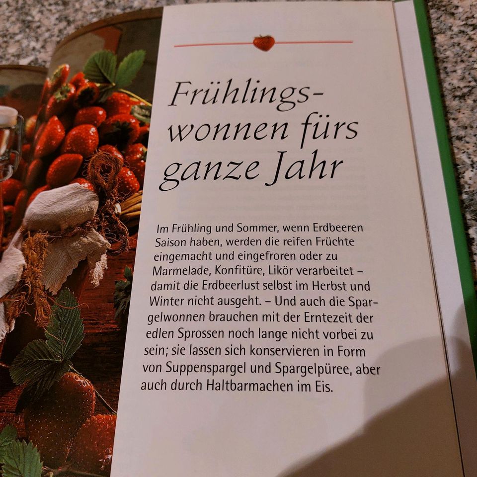 "Spargellust u. Erdbeerwonne" Rezeptbuch v. Bassermann in Berlin
