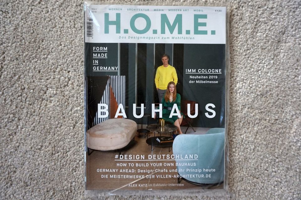 10x HOME Zeitschrift NEU Möbel Design Living Wohnen Bauhaus Deko in Triptis