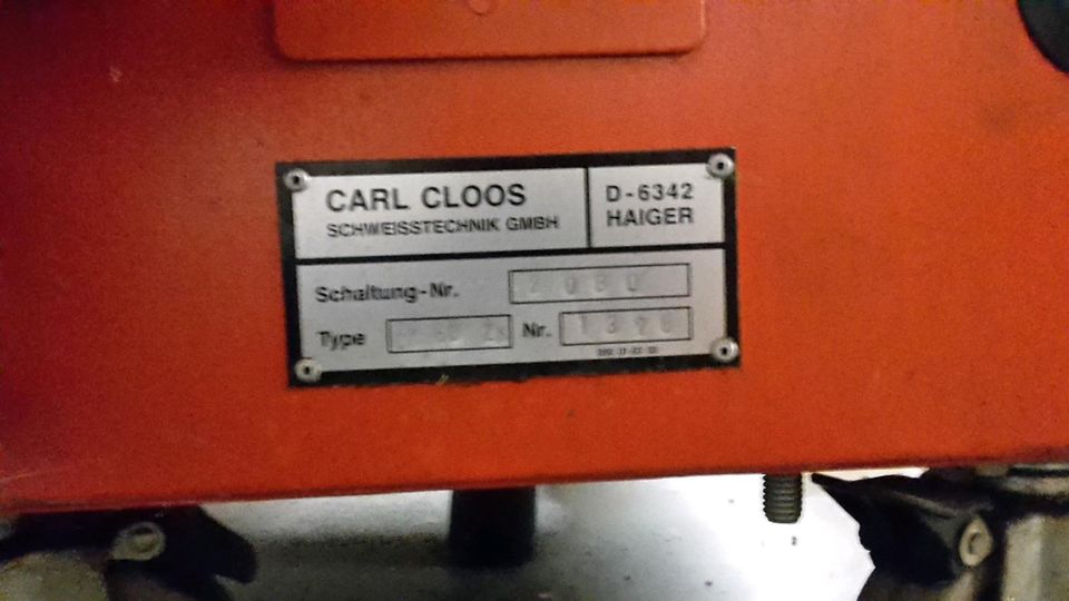 Cloos Schweissgerät GLC 356 MIG MAG in Dautphetal