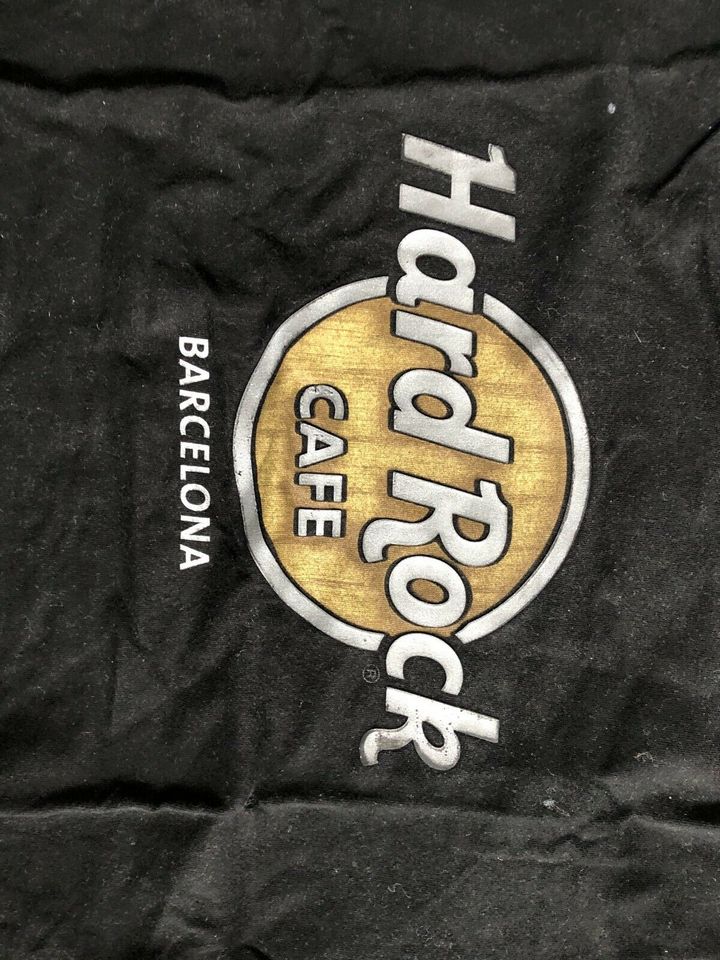 Herren Hard Rock Cafe T-Shirt Barcelona | Schwarz | Größe M in Oestrich-Winkel