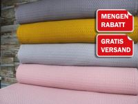 WAFFELSTOFF Doppelbreit 240cm VERSANDFREI Baumwollstoff Stoffe Meterware ab 50cm Baumwolle Bastelstoffe Hochwertige Patchwork Basteln Dekostoffe Deko Stoff Öko-Tex Uni Farben Leipzig - Holzhausen Vorschau