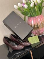 Gucci Leder Pumps braun 36,5 Rheinland-Pfalz - Idar-Oberstein Vorschau