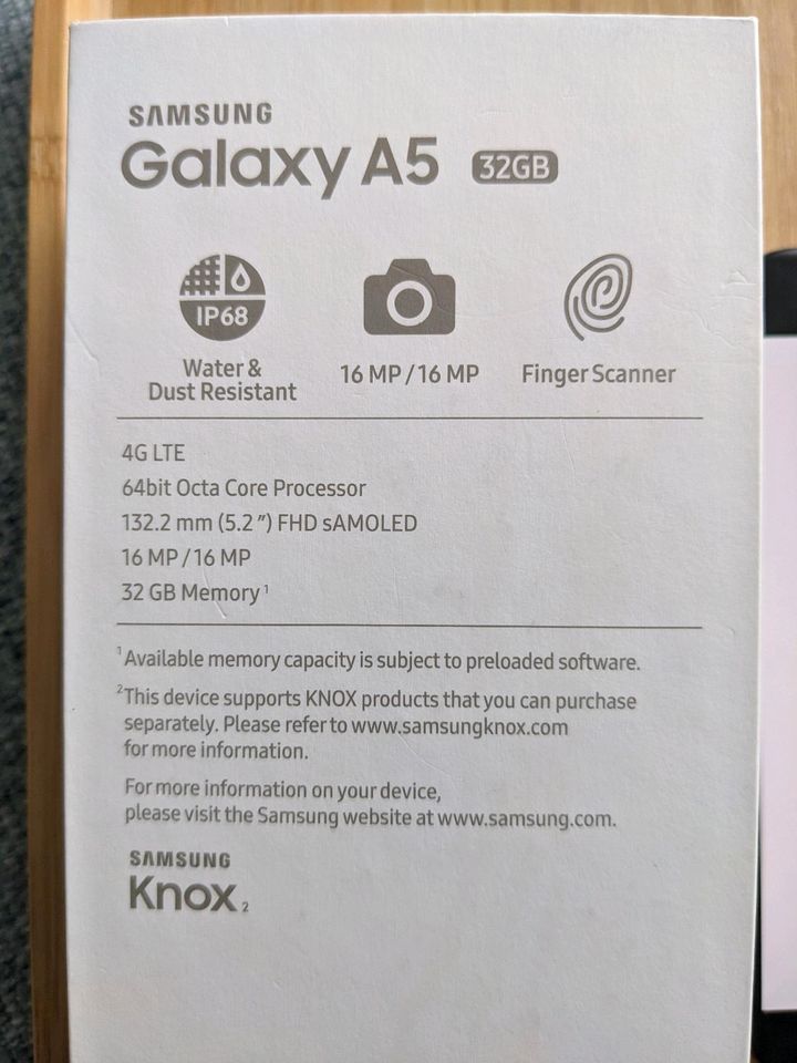 Samsung A5 - Black Sky - 32 GB in Thür